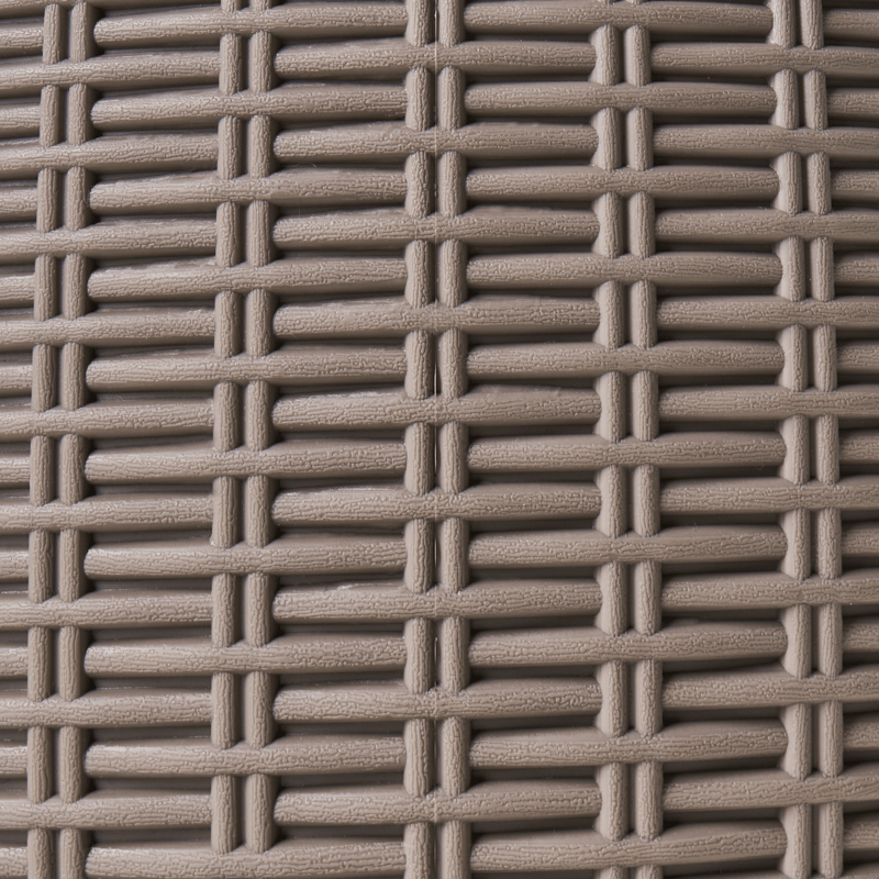 Kylmäkaappi/baaripöytä ulos Aisa 49 cm puujäljitelmä - ruskea - Puutarhakalusteet - Terassipöydät - Baaripöytä ulos