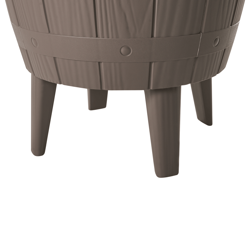 Kylmäkaappi/baaripöytä ulos Silg 49 cm - beige/harmaa/valkoinen - Puutarhakalusteet - Terassipöydät - Baaripöytä ulos