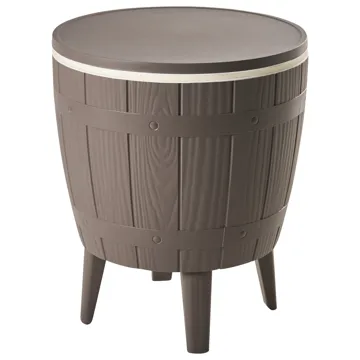 Kylmäkaappi/baaripöytä ulos Silg 49 cm - beige/harmaa/valkoinen - Puutarhakalusteet - Terassipöydät - Baaripöytä ulos