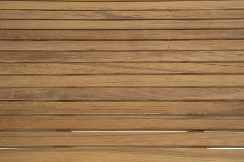 Las Vegas Jatkettava Ruokapöytä 152-210x90 cm - Musta/Tiikki - Puutarhakalusteet - Terassipöydät - Ruokapöytä terassille