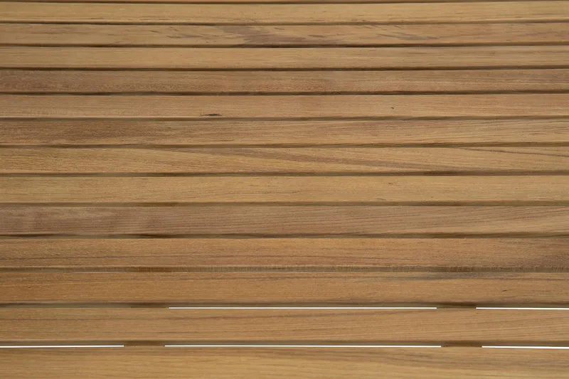 Las Vegas Jatkettava Ruokapöytä 152-210x90 cm - Musta/Tiikki - Puutarhakalusteet - Terassipöydät - Ruokapöytä terassille