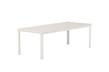 Levels suorakulmainen ruokapöytä 229 cm ulkokäyttöön - Beige - Puutarhakalusteet - Terassipöydät - Ruokapöytä terassille