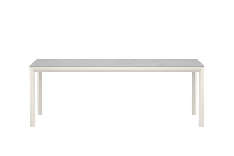Lino suorakulmainen ruokapöytä 220 cm ulkokäyttöön - Beige - Puutarhakalusteet - Terassipöydät - Ruokapöytä terassille