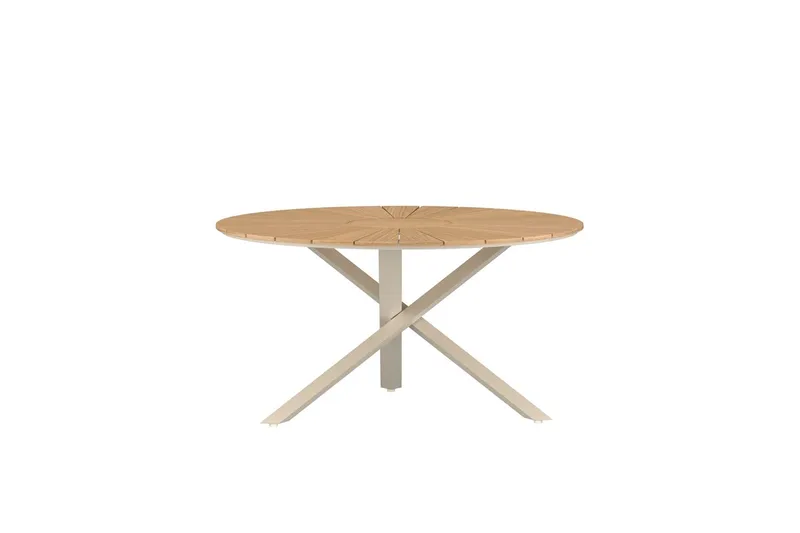 Mexico suorakulmainen ruokapöytä 140 cm ulkokäyttöön - Luonnonväri - Puutarhakalusteet - Terassipöydät - Ruokapöytä terassille