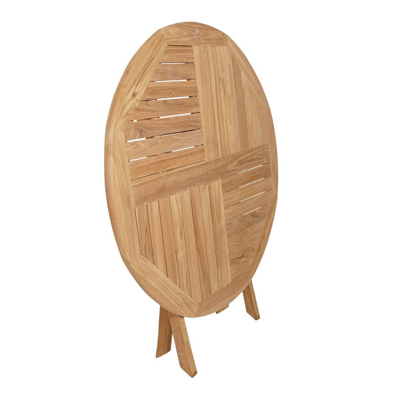 Milano Taitettava pöytä Ø100 cm - Puu - Puutarhakalusteet - Terassipöydät - Ruokapöytä terassille