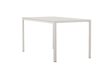 Mirko Ruokapöytä Ulkokäyttöön 80x140 cm - Beige - Puutarhakalusteet - Terassipöydät - Ruokapöytä terassille