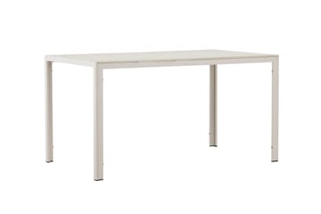 Mirko Ruokapöytä Ulkokäyttöön 80x140 cm - Beige - Puutarhakalusteet - Terassipöydät - Ruokapöytä terassille