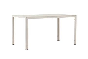 Mirko Ruokapöytä Ulkokäyttöön 80x140 cm - Beige - Puutarhakalusteet - Terassipöydät - Ruokapöytä terassille