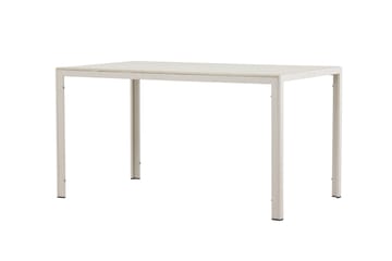 Mirko Ruokapöytä Ulkokäyttöön 80x140 cm - Beige - Puutarhakalusteet - Terassipöydät - Ruokapöytä terassille