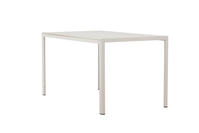 Mirko Ruokapöytä Ulkokäyttöön 80x140 cm - Beige - Puutarhakalusteet - Terassipöydät - Ruokapöytä terassille
