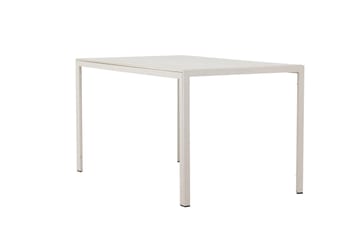 Mirko Ruokapöytä Ulkokäyttöön 80x140 cm - Beige - Puutarhakalusteet - Terassipöydät - Ruokapöytä terassille