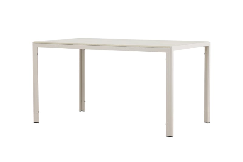 Mirko Ruokapöytä Ulkokäyttöön 80x140 cm - Beige - Puutarhakalusteet - Terassipöydät - Ruokapöytä terassille