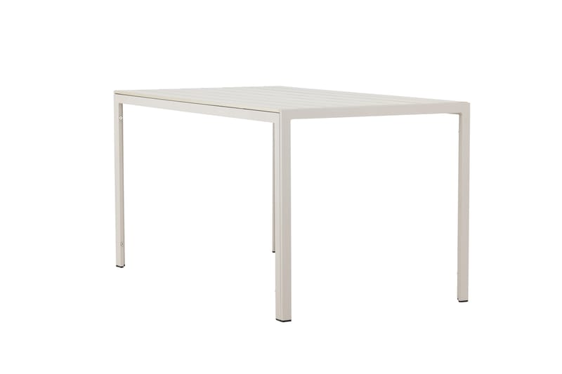 Mirko Ruokapöytä Ulkokäyttöön 80x140 cm - Beige - Puutarhakalusteet - Terassipöydät - Ruokapöytä terassille