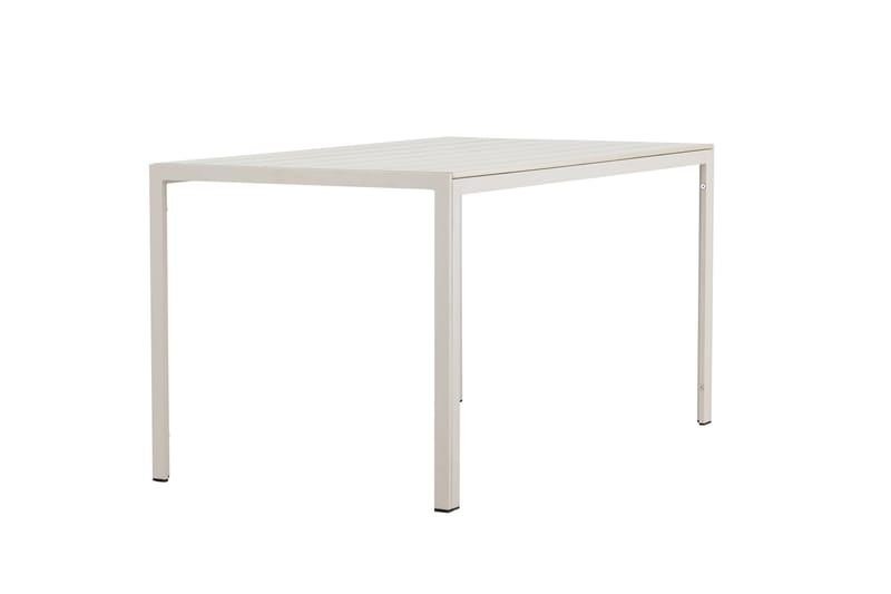 Mirko Ruokapöytä Ulkokäyttöön 80x140 cm - Beige - Puutarhakalusteet - Terassipöydät - Ruokapöytä terassille
