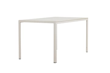 Mirko Ruokapöytä Ulkokäyttöön 80x140 cm - Beige - Puutarhakalusteet - Terassipöydät - Ruokapöytä terassille