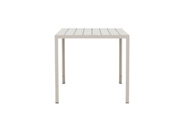 Mirko Ruokapöytä Ulkokäytt öön 80x140 cm - Beige - Puutarhakalusteet - Terassipöydät - Ruokapöytä terassille