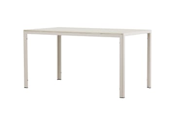 Mirko Ruokapöytä Ulkokäyttöön 80x140 cm - Beige - Puutarhakalusteet - Terassipöydät - Ruokapöytä terassille