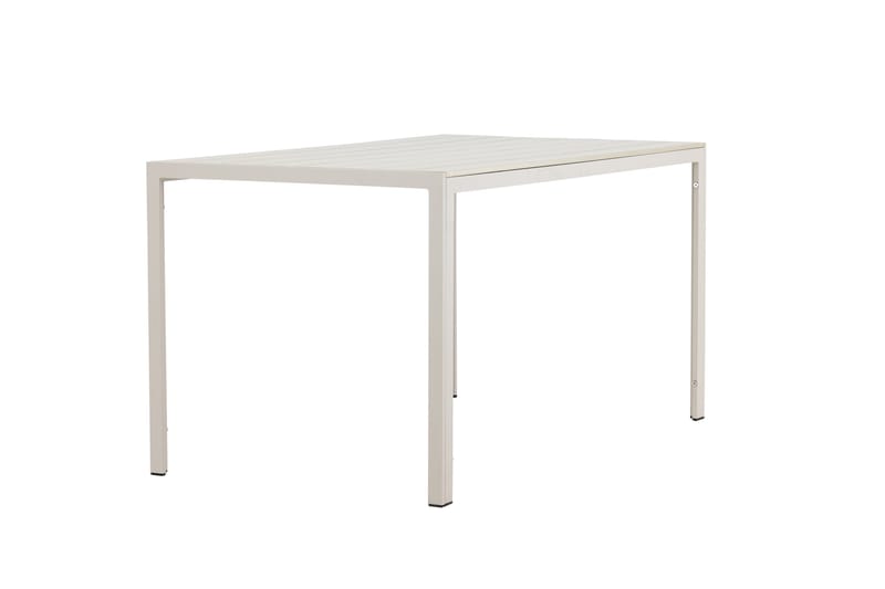 Mirko Ruokapöytä Ulkokäyttöön 80x140 cm - Beige - Puutarhakalusteet - Terassipöydät - Ruokapöytä terassille