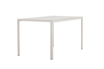 Mirko Ruokapöytä Ulkokäyttöön 80x140 cm - Beige - Puutarhakalusteet - Terassipöydät - Ruokapöytä terassille