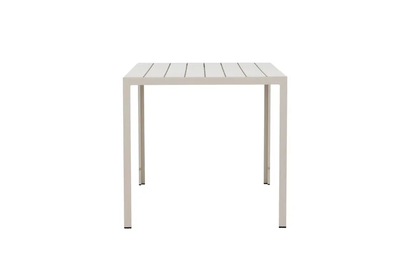Mirko Ruokapöytä Ulkokäyttöön 80x140 cm - Beige - Puutarhakalusteet - Terassipöydät - Ruokapöytä terassille