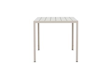 Mirko Ruokapöytä Ulkokäyttöön 80x140 cm - Beige - Puutarhakalusteet - Terassipöydät - Ruokapöytä terassille