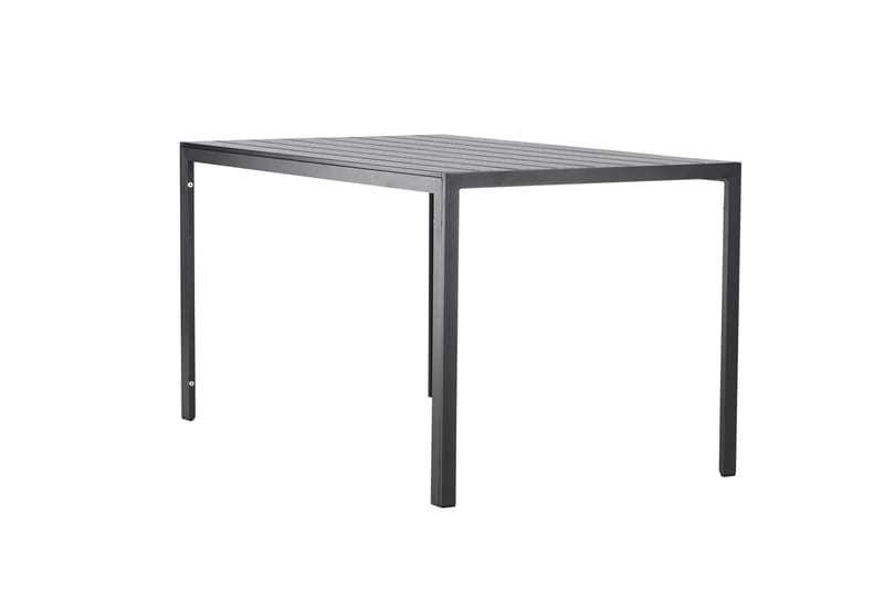 Mirko Ruokapöytä Ulkokäyttöön 80x140 cm - Musta - Puutarhakalusteet - Terassipöydät - Ruokapöytä terassille