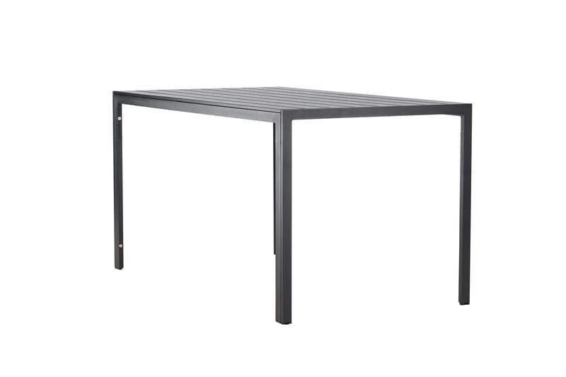 Mirko Ruokapöytä Ulkokäyttöön 80x140 cm - Musta - Puutarhakalusteet - Terassipöydät - Ruokapöytä terassille