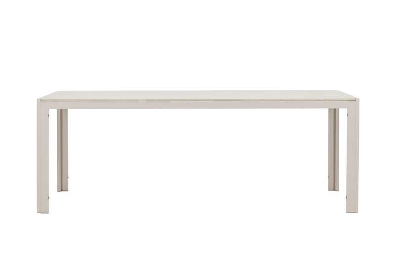 Mirko Ruokapöytä Ulkokäyttöön 90x205 cm - Beige - Puutarhakalusteet - Terassipöydät - Ruokapöytä terassille