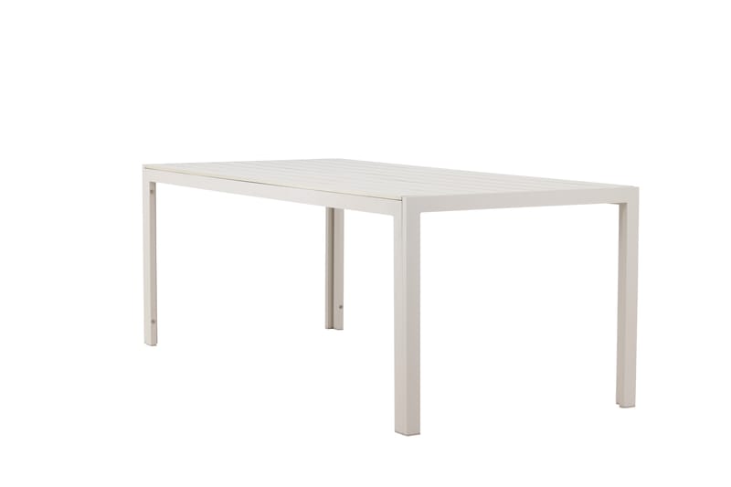 Mirko Ruokapöytä Ulkokäyttöön 90x205 cm - Beige - Puutarhakalusteet - Terassipöydät - Ruokapöytä terassille