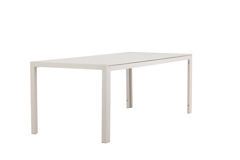 Mirko Ruokapöytä Ulkokäyttöön 90x205 cm - Beige - Puutarhakalusteet - Terassipöydät - Ruokapöytä terassille