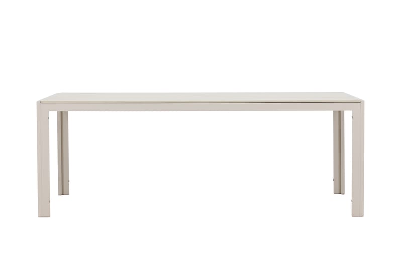Mirko Ruokapöytä Ulkokäyttöön 90x205 cm - Beige - Puutarhakalusteet - Terassipöydät - Ruokapöytä terassille