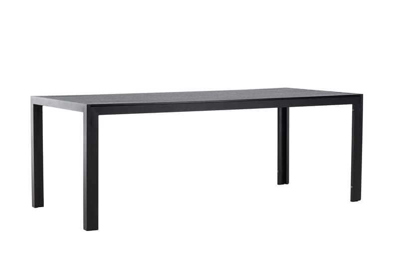 Mirko Ruokapöytä Ulkokäyttöön 90x205 cm - Musta - Puutarhakalusteet - Terassipöydät - Ruokapöytä terassille