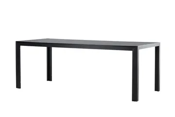Mirko Ruokapöytä Ulkokäyttöön 90x205 cm - Musta - Puutarhakalusteet - Terassipöydät - Ruokapöytä terassille