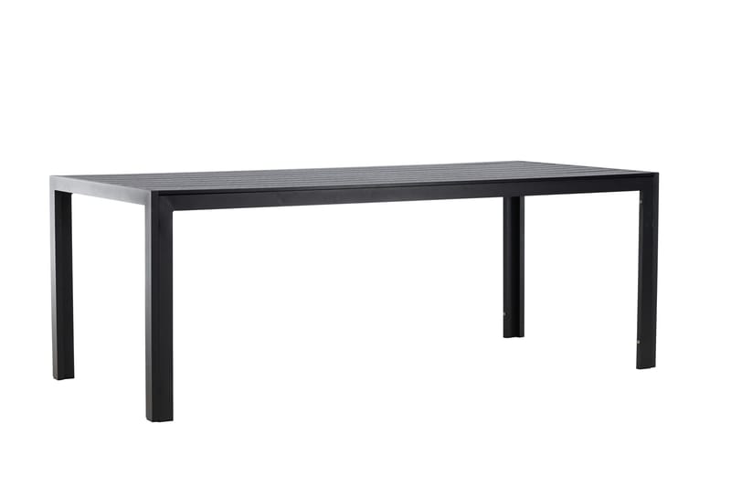 Mirko Ruokapöytä Ulkokäyttöön 90x205 cm - Musta - Puutarhakalusteet - Terassipöydät - Ruokapöytä terassille