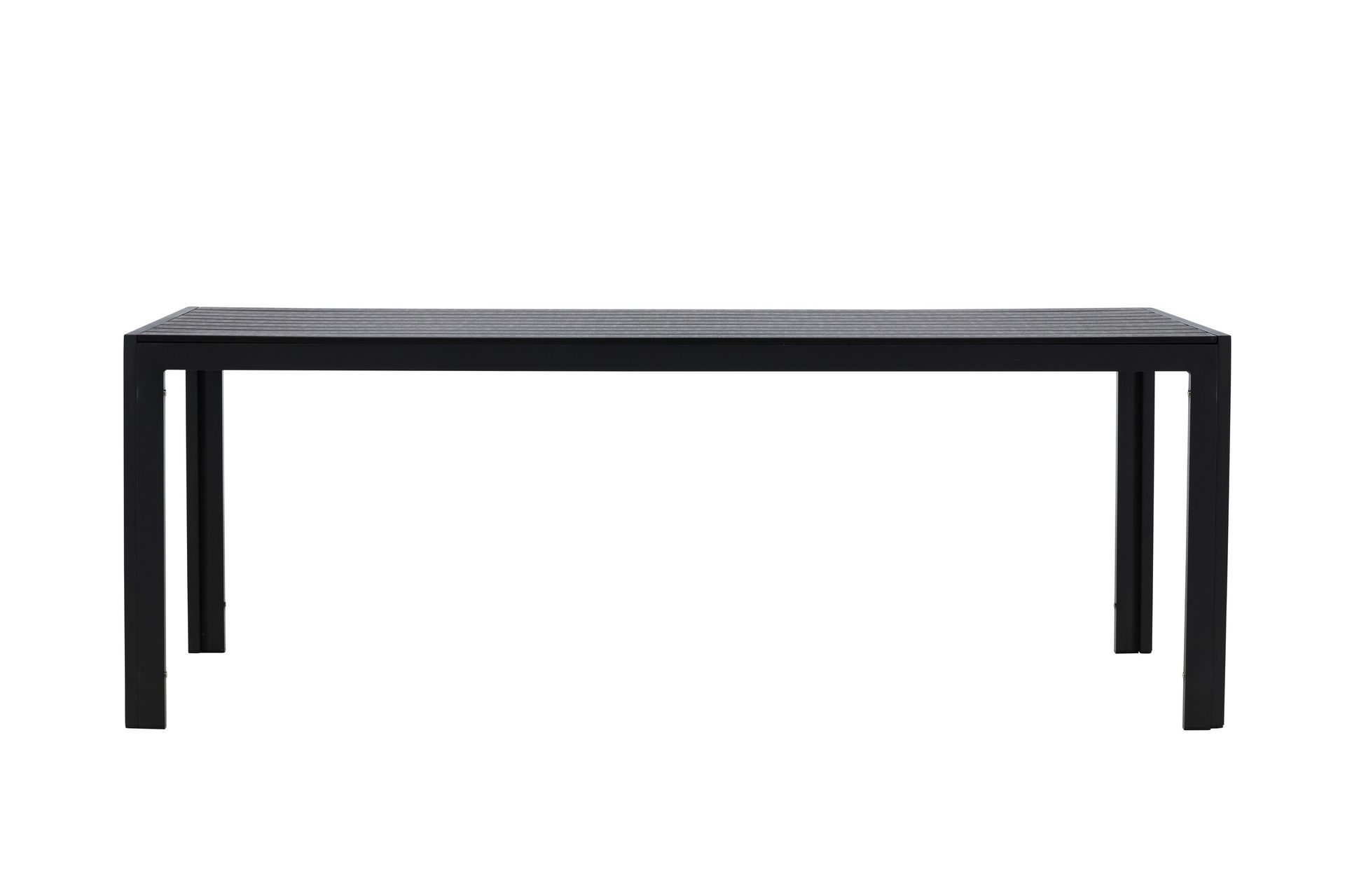 Mirko Ruokapöytä Ulkokäyttöön 90x205 cm - Musta - Puutarhakalusteet - Terassipöydät - Ruokapöytä terassille
