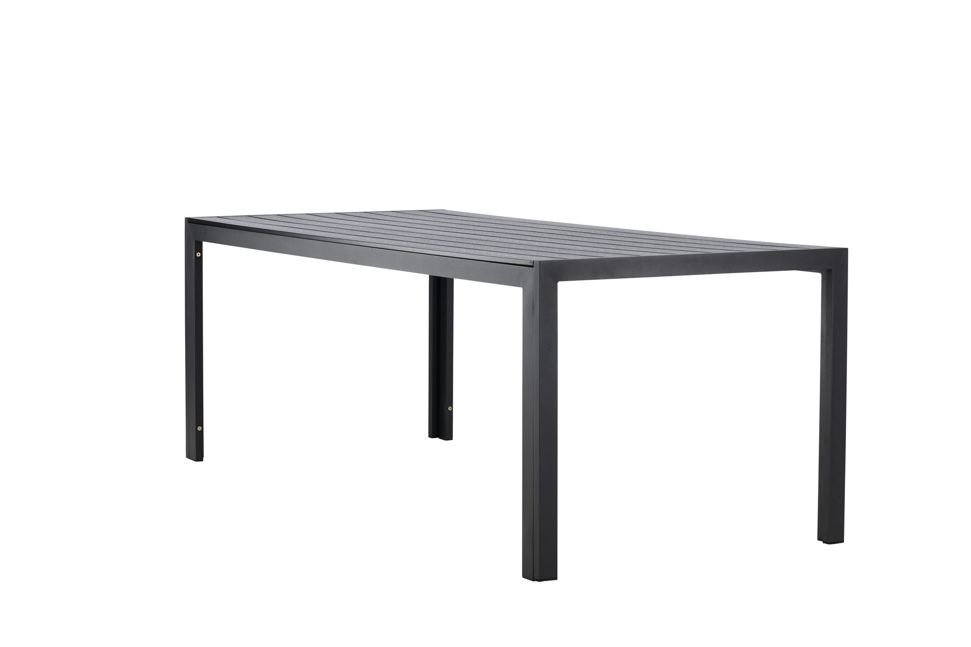 Mirko Ruokapöytä Ulkokäyttöön 90x205 cm - Musta - Puutarhakalusteet - Terassipöydät - Ruokapöytä terassille