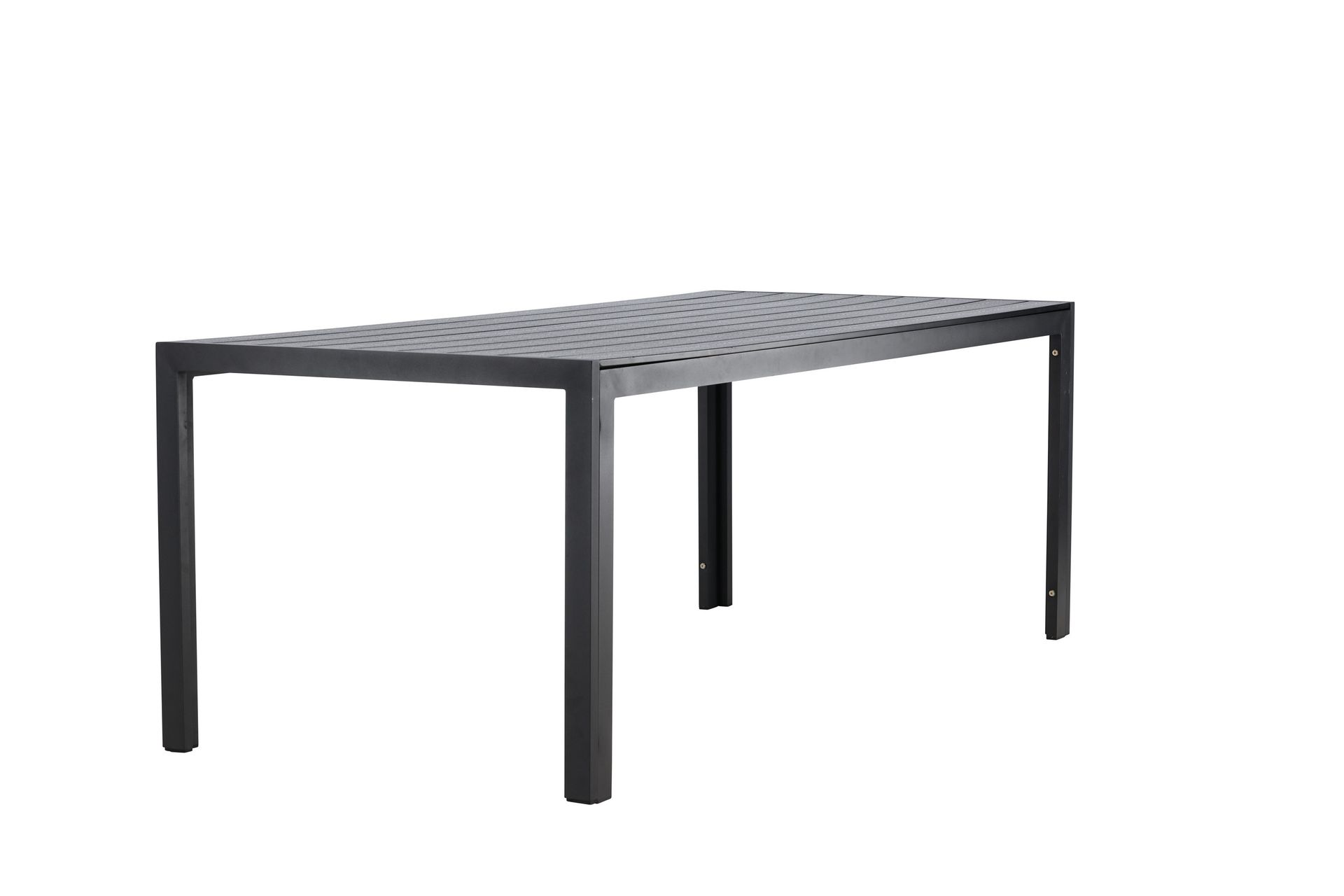 Mirko Ruokapöytä Ulkokäyttöön 90x205 cm - Musta - Puutarhakalusteet - Terassipöydät - Ruokapöytä terassille