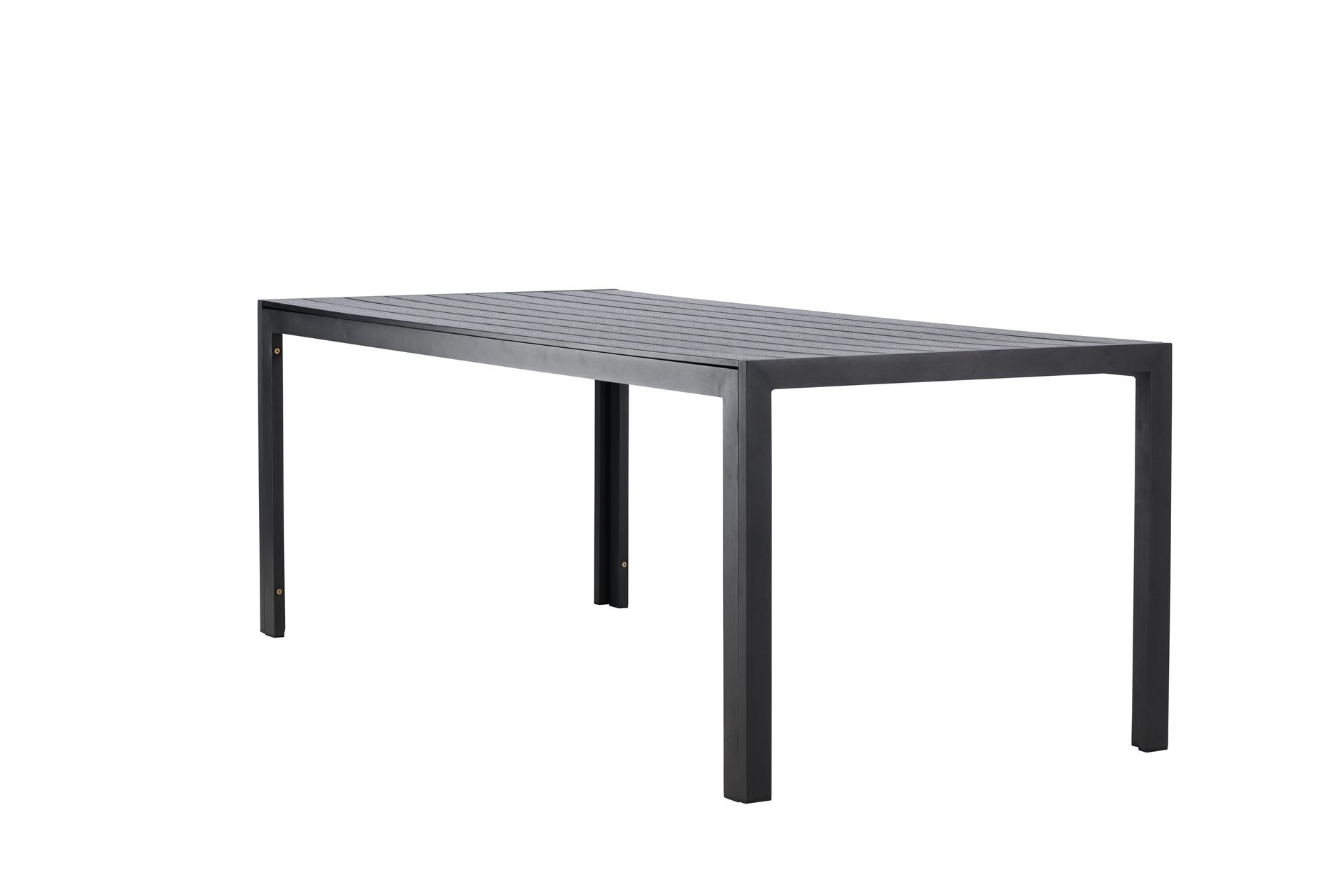 Mirko Ruokapöytä Ulkokäyttöön 90x205 cm - Musta - Puutarhakalusteet - Terassipöydät - Ruokapöytä terassille