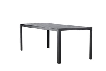 Mirko Ruokapöytä Ulkokäyttöön 90x205 cm - Musta - Puutarhakalusteet - Terassipöydät - Ruokapöytä terassille