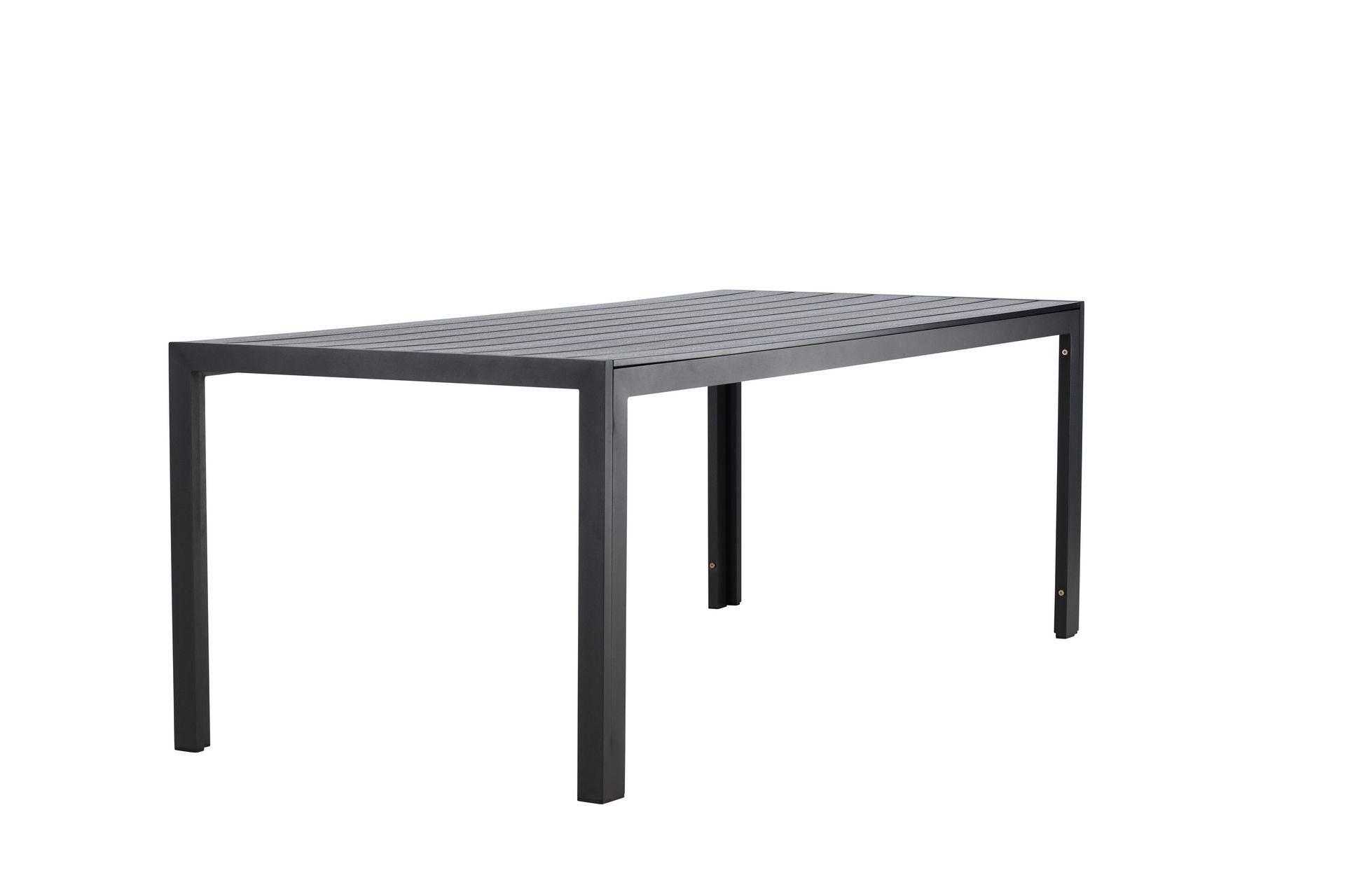 Mirko Ruokapöytä Ulkokäyttöön 90x205 cm - Musta - Puutarhakalusteet - Terassipöydät - Ruokapöytä terassille