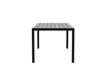 Mirko Ruokapöytä Ulkokäyttöön 90x205 cm - Musta - Puutarhakalusteet - Terassipöydät - Ruokapöytä terassille