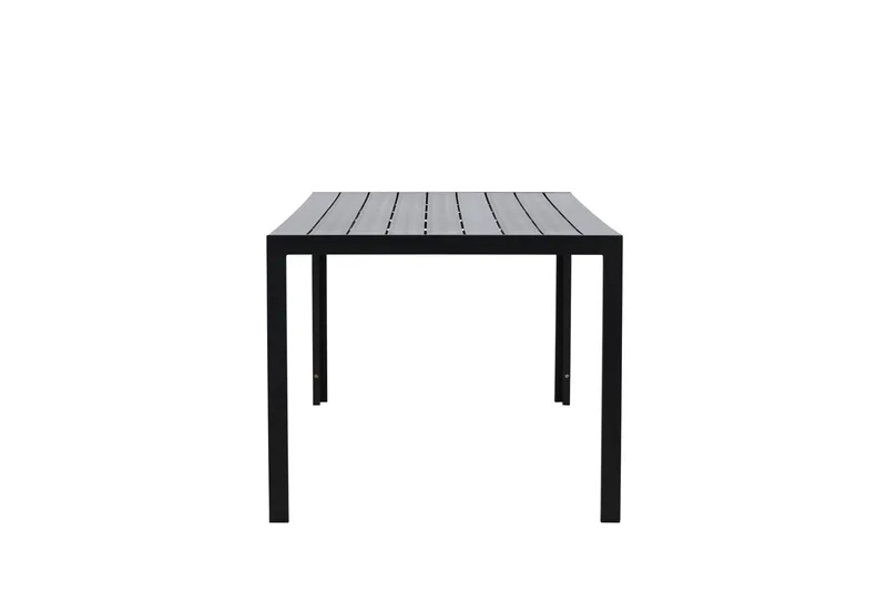 Mirko Ruokapöytä Ulkokäyttöön 90x205 cm - Musta - Puutarhakalusteet - Terassipöydät - Ruokapöytä terassille