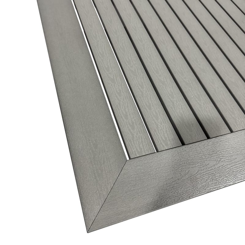 Monaco Jatkettava Ulkopöytä 150-250x90 cm - Valkoinen/Harmaa - Puutarhakalusteet - Terassipöydät - Ruokapöytä terassille