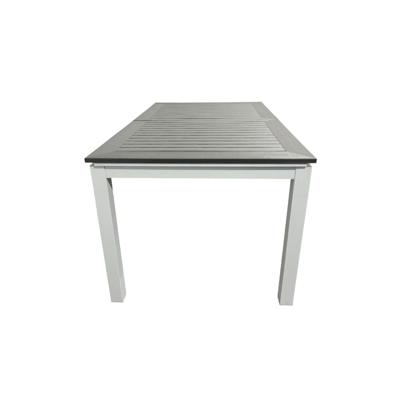 Monaco Jatkettava Ulkopöytä 150-250x90 cm - Valkoinen/Harmaa - Puutarhakalusteet - Terassipöydät - Ruokapöytä terassille