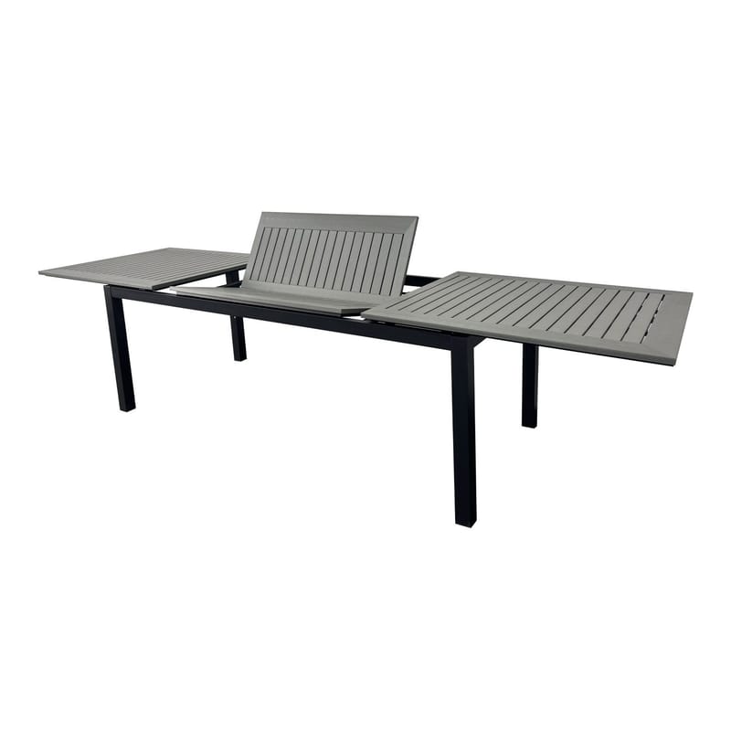 Monaco Jatkettava Ulkopöytä 210/310x90 cm - Musta/Harmaa - Puutarhakalusteet - Terassipöydät - Ruokapöytä terassille