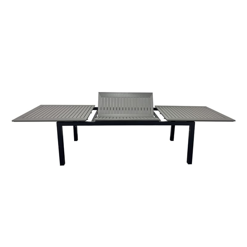 Monaco Jatkettava Ulkopöytä 210/310x90 cm - Musta/Harmaa - Puutarhakalusteet - Terassipöydät - Ruokapöytä terassille
