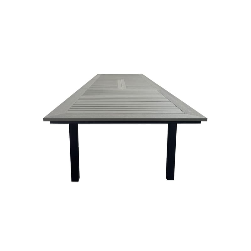 Monaco Jatkettava Ulkopöytä 210/310x90 cm - Musta/Harmaa - Puutarhakalusteet - Terassipöydät - Ruokapöytä terassille
