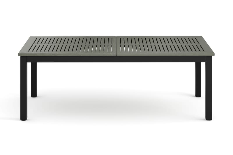 Monaco Jatkettava Ulkopöytä 210/310x90 cm, Musta/Harmaa