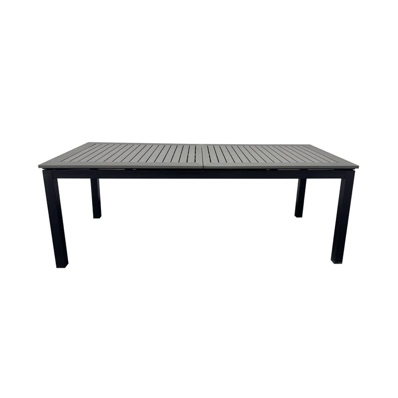 Monaco Jatkettava Ulkopöytä 210/310x90 cm - Musta/Harmaa - Puutarhakalusteet - Terassipöydät - Ruokapöytä terassille