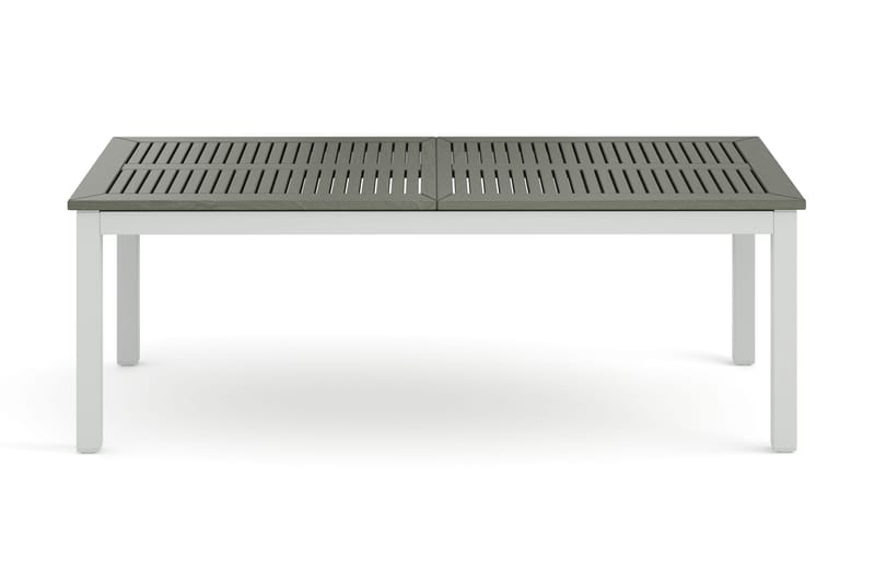 Monaco Jatkettava Ulkopöytä 210/310x90 cm, Valkoinen/Harmaa